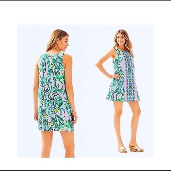 Lilly Pulitzer Dresses & Skirts - Excellent Condition Large Lilly Pulitzer Jackie Shift Dress - It’s Impawsible